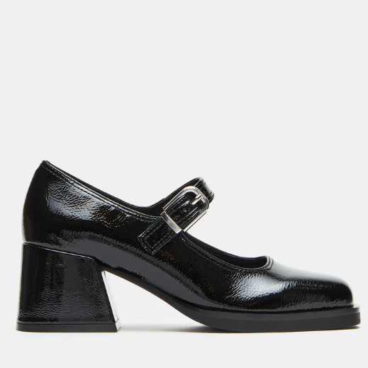 STEVE MADDEN - CHAUSSURE - LISBON (#151) - NOIR PATENT