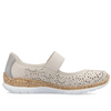 Souliers Femme Blanc Rieker N4299-60 (#182)