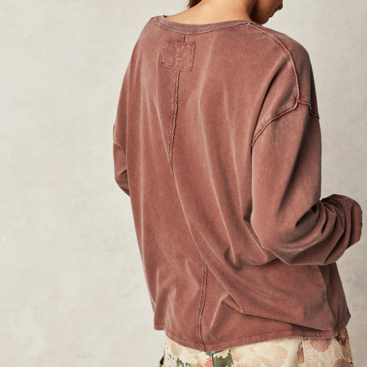 Chandail - Fade into you - Free People - OB1592867-2200 - Earth