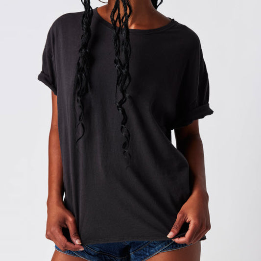 FREE PEOPLE – NINA T-SHIRT – OB1690079-0010 – NOIR