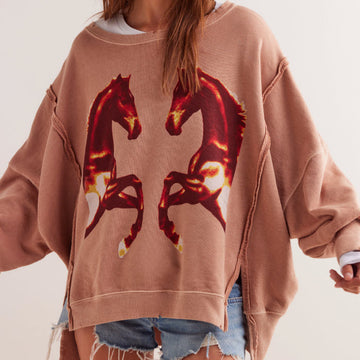 DISPONIBLE EN LIGNE SEULEMENT - FREE PEOPLE – GRAPHIC CAMDEN – OB1827872-1103