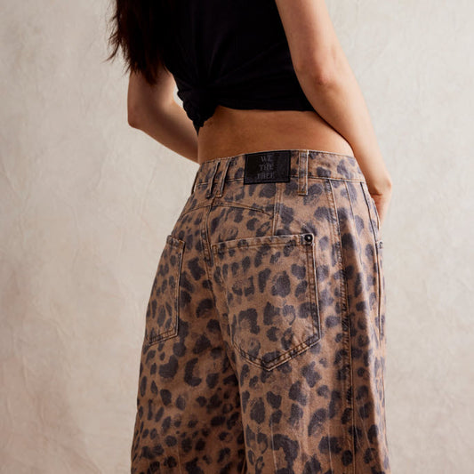 GOOD LUCK PRINTED LEOPARD BARREL – FREE PEOPLE - OB2008953-2200