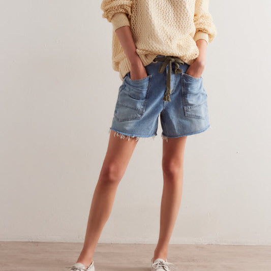 FREE PEOPLE – MOXIE SHORTS – OB2061340-5413 – TRUEST BLUE