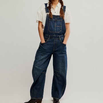 FREE PEOPLE – GOOD LUCK OVERALL – OB2128748-4452 – DEEP END