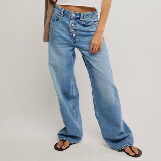 JEANS NIA BOY FRIEND FEMME FREE PEOPLE OB2271809-4021