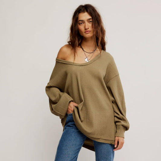 FREE PEOPLE – COAST 2 COAST THERMAL – OB2291586-3300 - OLIVE
