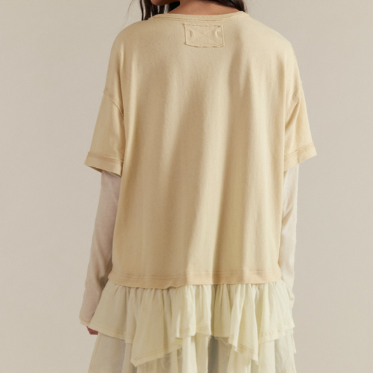 T-shirt Femme Free People Tattered Ob2341075-1157
