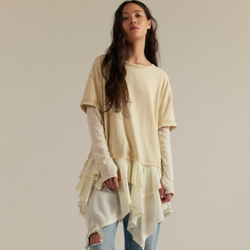 T-shirt Femme Free People Tattered Ob2341075-1157