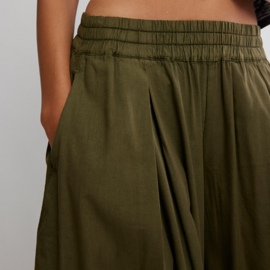 Pantalon Femme Vert Free People OB2428302-3331