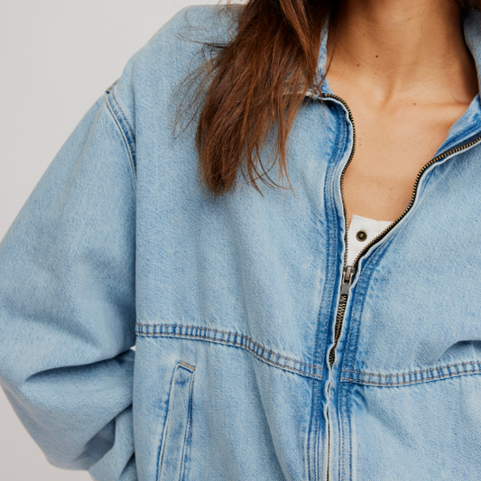 Veste Femme Denim Free People OB2459663-4415