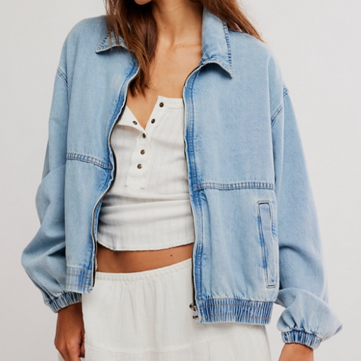Veste Femme Denim Free People OB2459663-4415