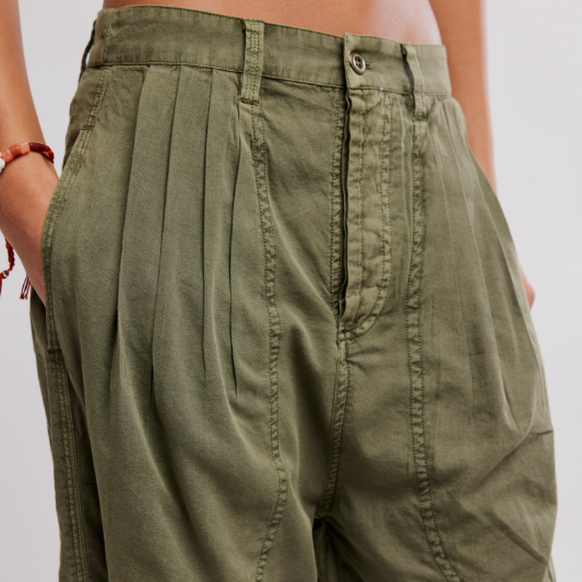 Pantalon Femme Kaki Free People Ob2465705-3300