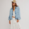 Veste Femme Denim Free People OB2459663-4415
