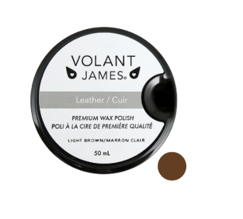 Poli à la cire brun foncé Volant James #250143
