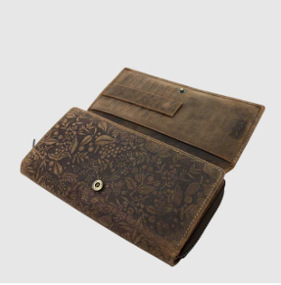 HUNT - PORTE MONNAIE - 7021 - BRUN