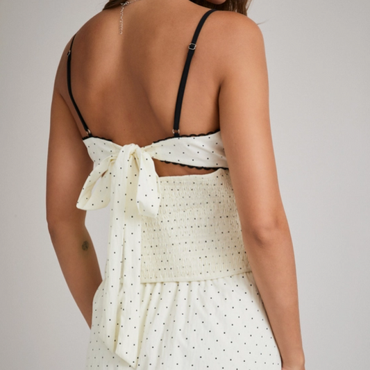 DISPONIBLE EN LIGNE SEULEMENT Camisoles Femme Pois Le Lis PT7021