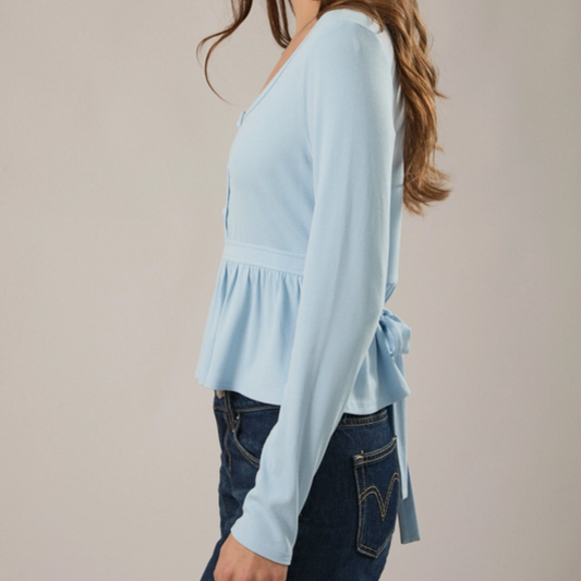DISPONIBLE EN LIGNE SEULEMENT Chandail Femme Bleu Le Lis PT7054