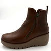 DISPONIBLE EN LIGNE SEULEMENT-Bottine Femme Cognac Tamara London Puzzle (#13)