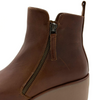 DISPONIBLE EN LIGNE SEULEMENT-Bottine Femme Cognac Tamara London Puzzle (#13)