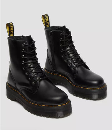 DR MARTENS - BOTTE PLATEFORMES - JADON - CUIR SMOOTH - R15265001 (85) - NOIR