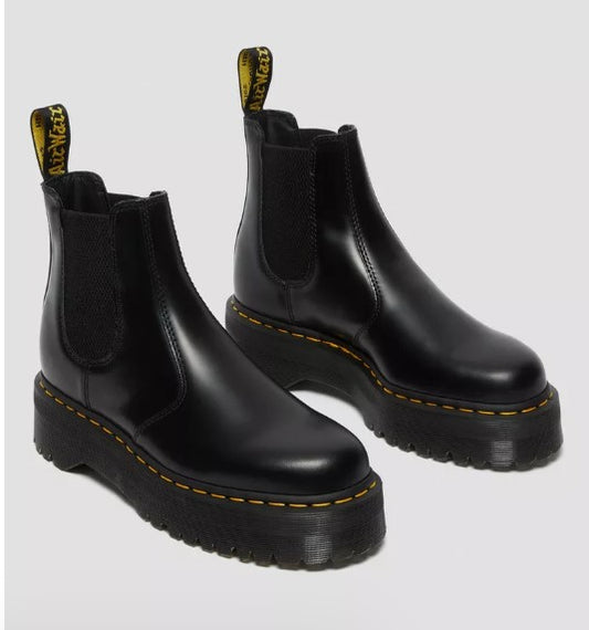 DR MARTENS - CHELSEA PLATEFORMS - 2976 - R24687001 (98) - NOIR