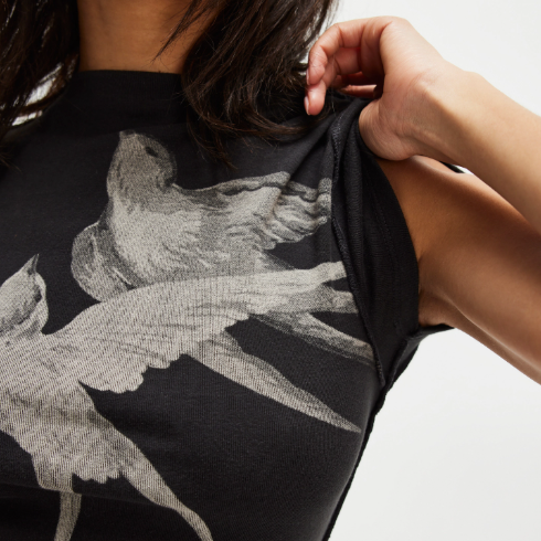 T-shirt Femme Noir Free People RAG2964-0010