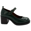 Souliers Talon Femme Vert Patent Bueno Reese (#107)