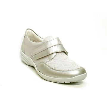 RIEKER - SOULIER VELCRO - R7600-92 (#65) - METALLIC