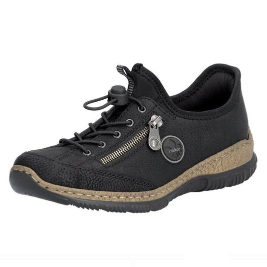 RIEKER – SOULIER DAME – N3267-01 – NOIR (#111)