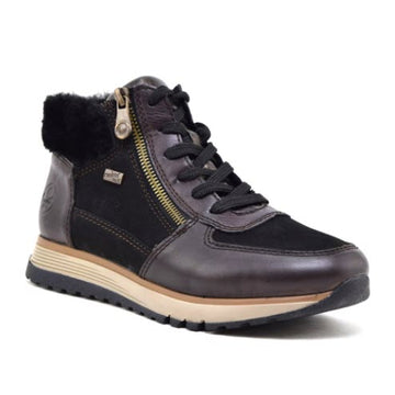 RIEKER – BOTTE – 49040-00 – (#121) – NOIR / BRUN / BEIGE