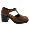 Souliers Talon Femme Walnut Patent Bueno Rory (#109)