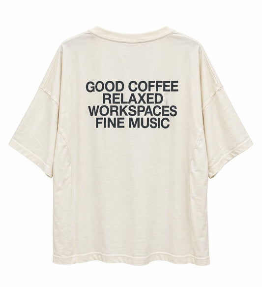 T-Shirt BANDITAS Ridge Ivory Coffee