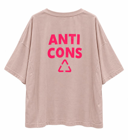 T-Shirt BANDITAS Ridge Vieux Rose Anticons