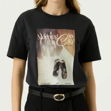 T-Shirt Imprimé GARCIA T260201-62 Noir