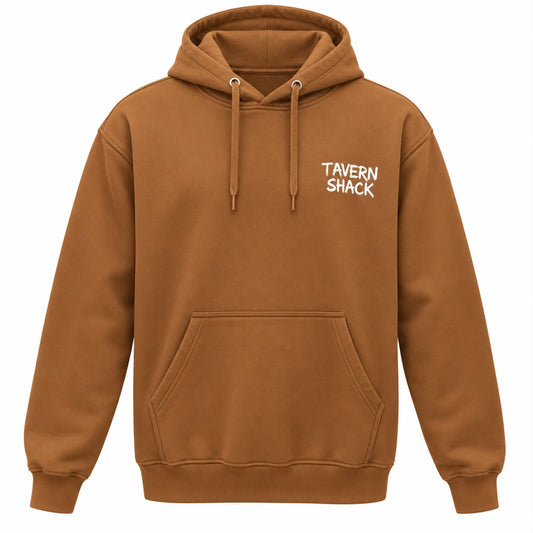 TAVERNSHACK - HOODIE CARAMEL - COW-BOY - TVK20 - PRINT 2 COUL