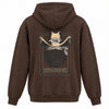 TAVERNSHACK - HOODIE BRUN - COW-BOY BANDEAU- TVK15 - PRINT 2 COULEURS