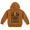 TAVERNSHACK - HOODIE CARAMEL - COW-BOY - PRINT 2 COULEURS