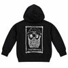 TAVERNSHACK - HOODIE NOIR - SCRATCH - PRINT BLANC
