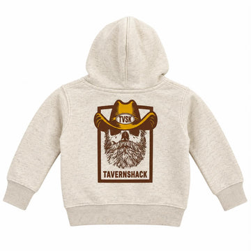 TAVERNSHACK - HOODIE IVORY - COW-BOY - PRINT 2 COULEURS