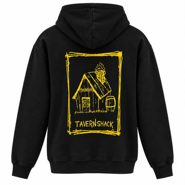 TAVERNSHACK - HOODIE NOIR - CABANE JAUNE