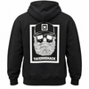 TAVERNSHACK - HOODIE NOIR - ORIGINAL - PRINT BLANC