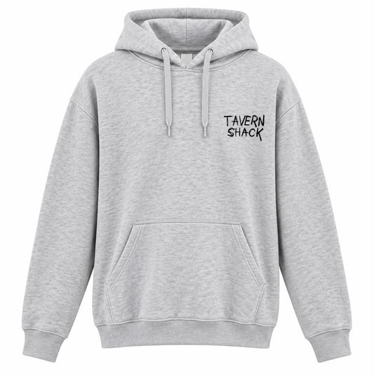 TAVERNSHACK - HOODIE CENDRÉ - CABANE - PRINT NAVY