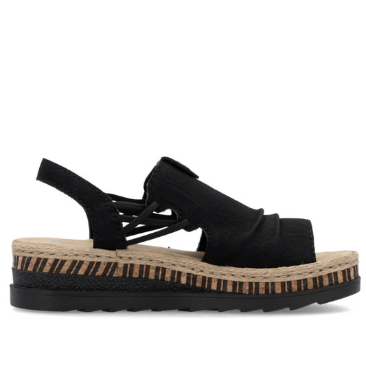 Sandales Femme Noir Rieker V7972-00 (#186)