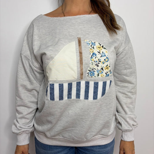 Crew Neck Bateau - Anna-Kaci - FA0454blu