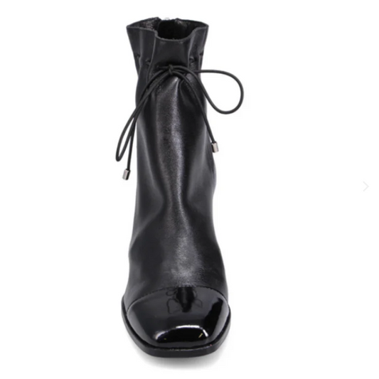 Botte Talon Femme Valina Cuir Noir Patent Django & Juliette Valina (#6)