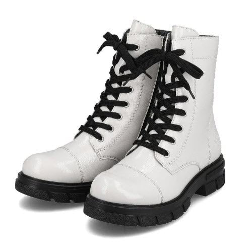 DISPONIBLE EN LIGNE SEULEMENT - RIEKER – BOTTE – Z9122-80 – (#129) – BLANC