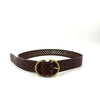 Ceinture en cuir italien perforée B27900 Landes