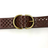 Ceinture en cuir italien perforée B27900 Landes