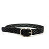Ceinture en cuir italien perforée B27900 Landes