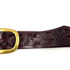 Ceinture en cuir italien embossé B28820 Landes